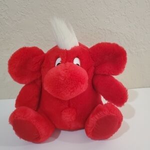Vintage 80's A Kodiak Kolarkins Kosmic Red Flash Plush 8 inch Stuffed Animal